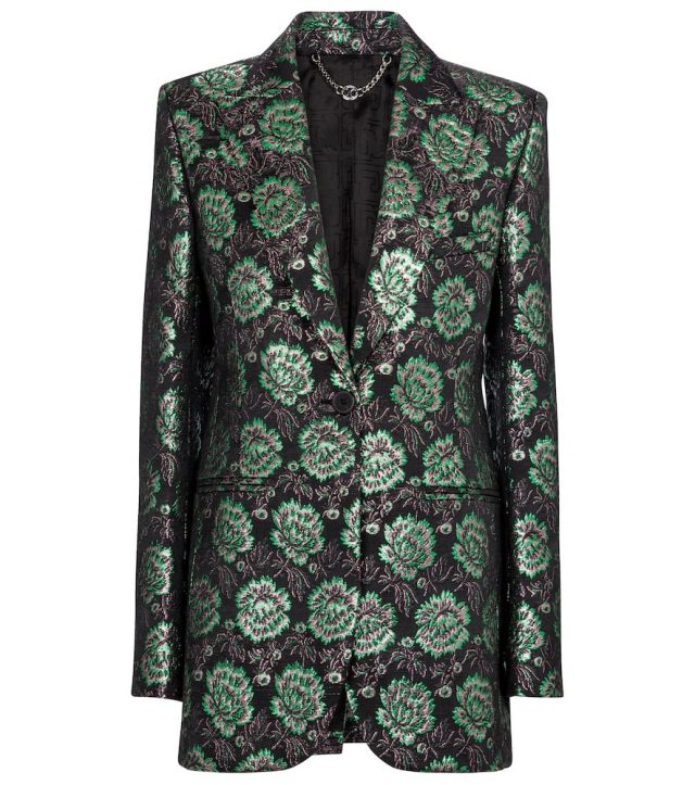 Rabanne Floral brocade blazer