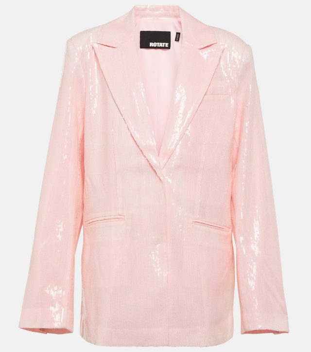 Rotate Birger Christensen Sequined oversized blazer