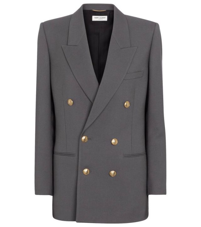 Saint Laurent Wool gabardine blazer