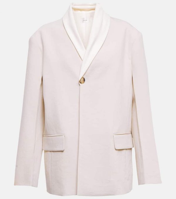 The Row Jeanette virgin wool and silk blazer
