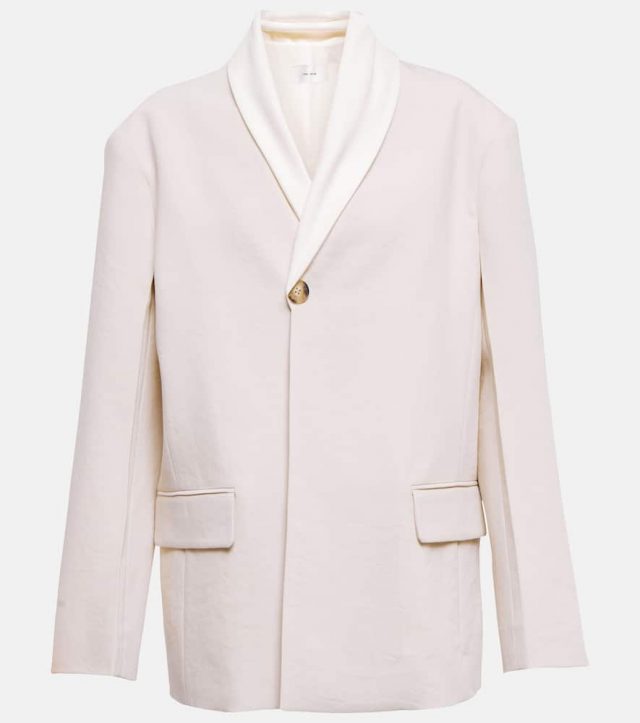The Row Jeanette virgin wool and silk blazer