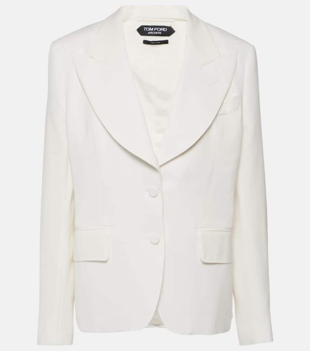 Tom Ford Single-breasted silk blazer
