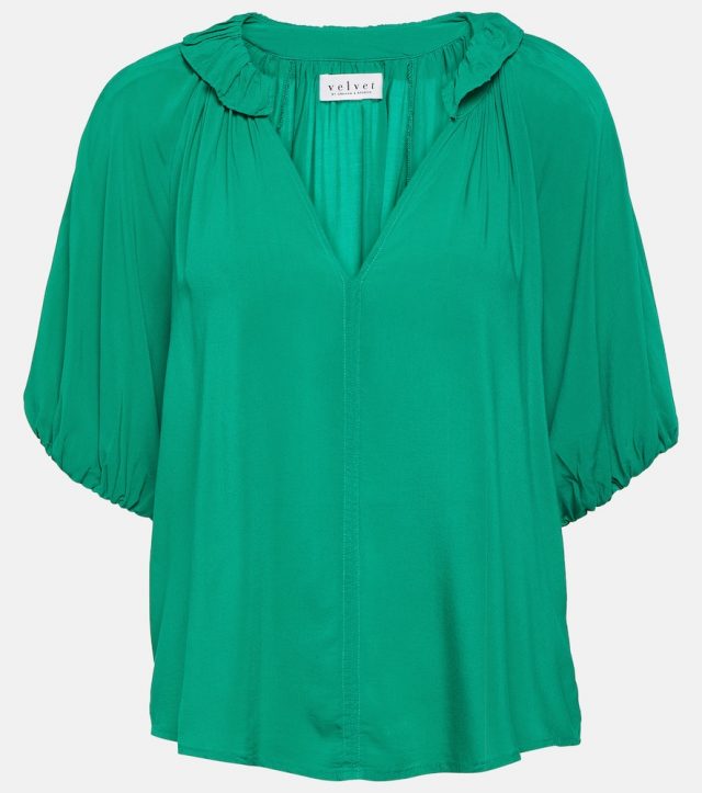 Velvet Alegra challis blouse
