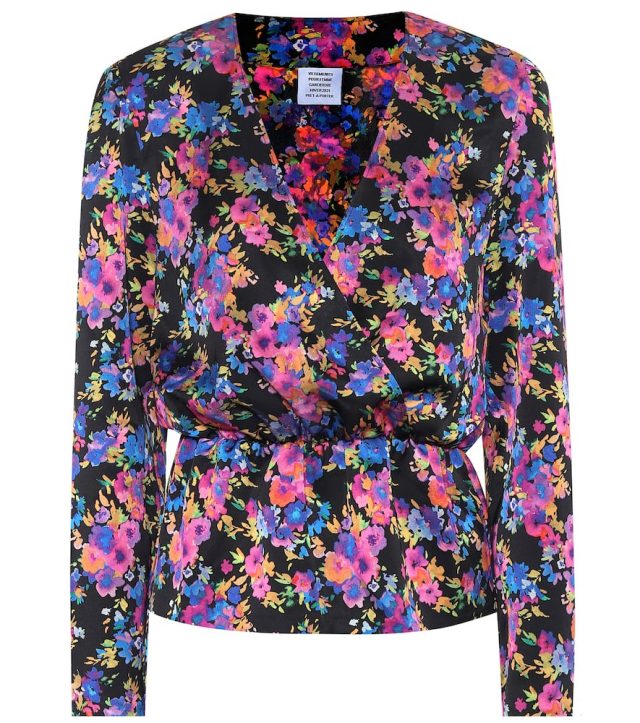 Vetements Floral blouse