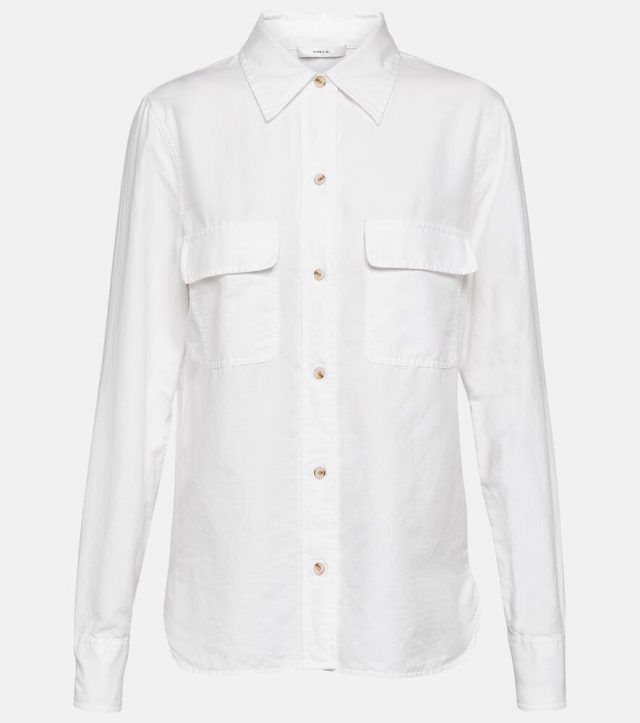 Vince Cotton and silk blouse